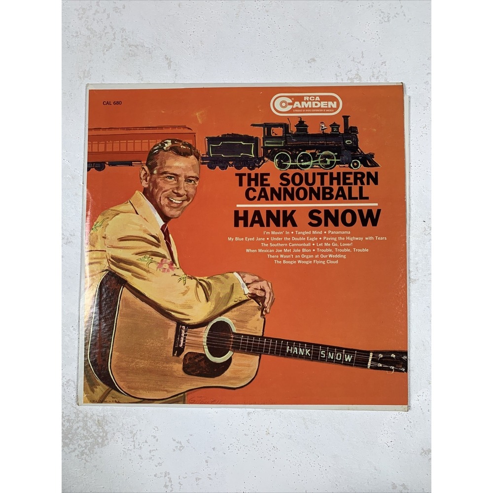 1961 VERY GOOD+  Hank Snow - The Southern Cannonball CAL 680 LP33